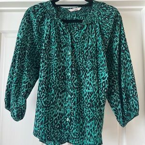 Tucker Classic Blouse, Size P (xs), 100% Silk